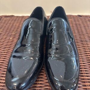 Saks Fifth Ave. Men's Black Patent Leather Loafers Size 7